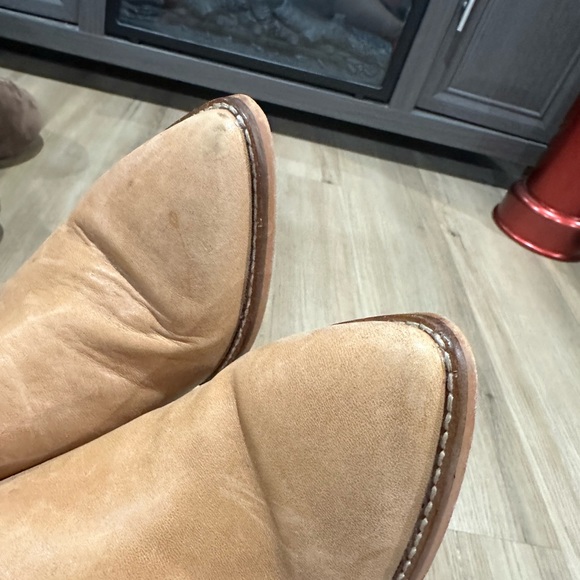 Lucky  Brand Adalan ankle leather booties good condition sz 9 - Picture 5 of 7